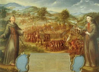 The Destruction of the Saint Sabá Mission in the Province of Texas and the Martyrdom of the Priests